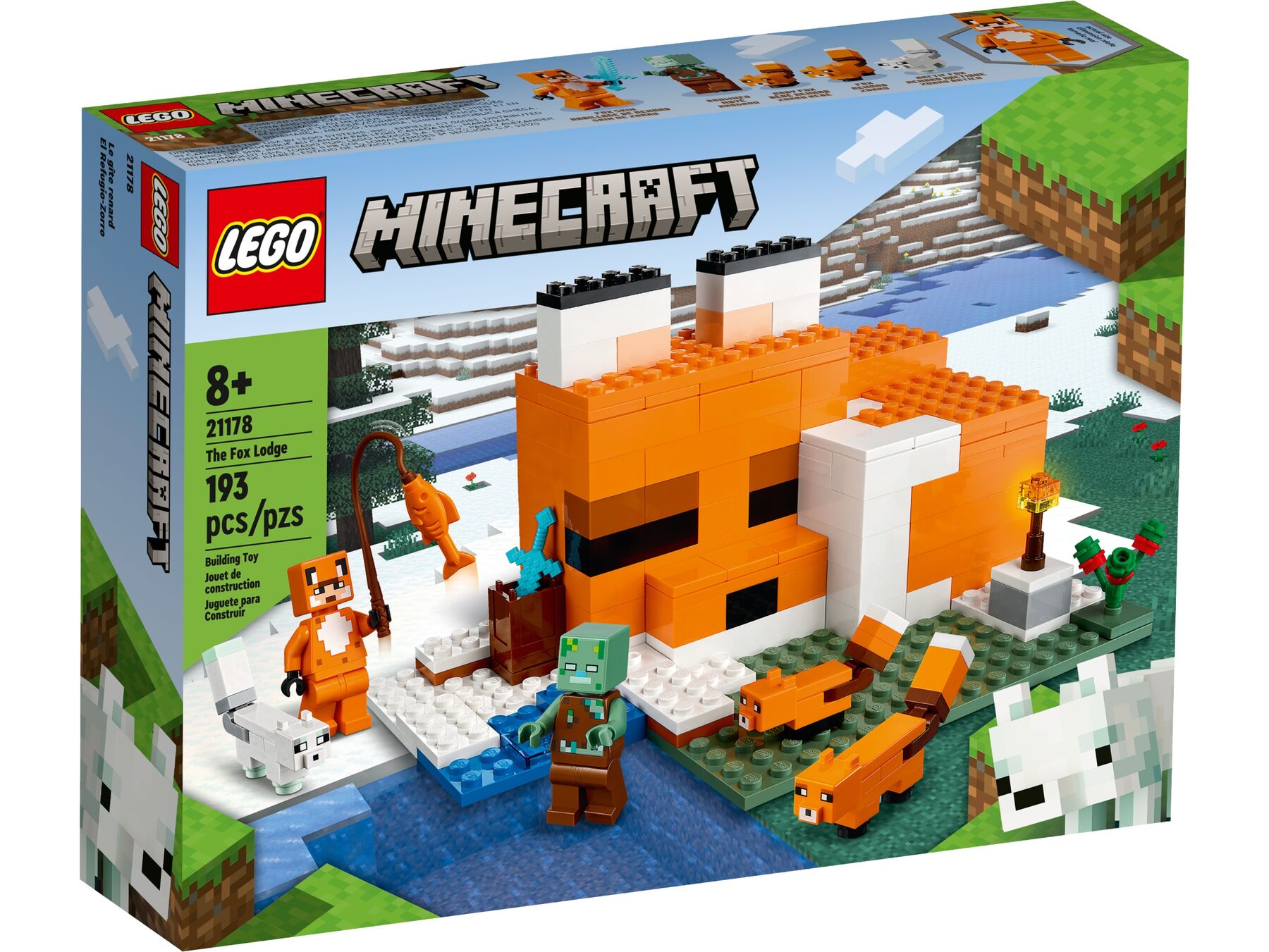 Конструктор LEGO Minecraft Нора лисиці (21178)