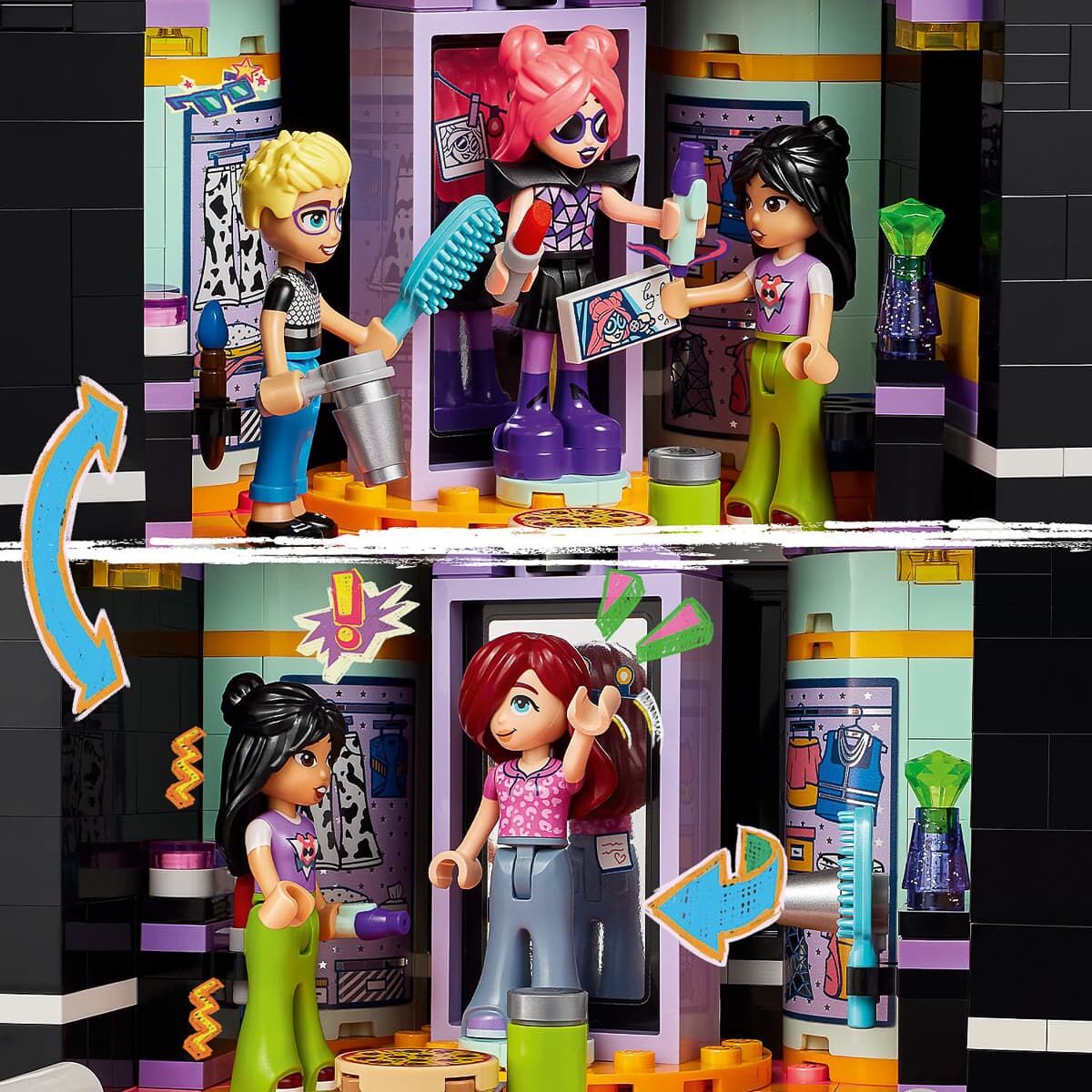 Конструктор LEGO Friends Автобус для музичного туру попзірки (42619)