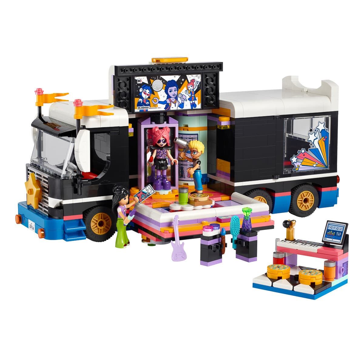 Конструктор LEGO Friends Автобус для музичного туру попзірки (42619)