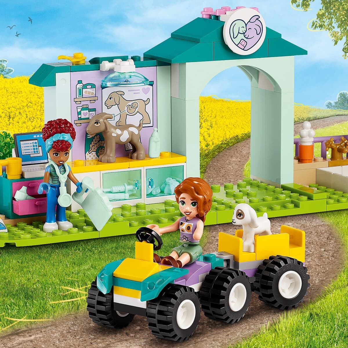 Конструктор LEGO Friends Ветеринарна клініка для сільськогосподарських тварин (42632)