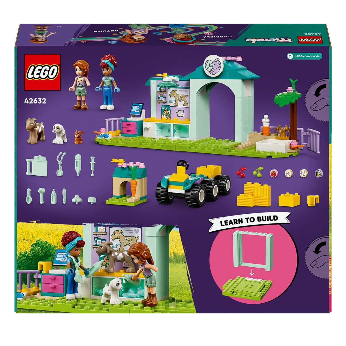 Конструктор LEGO Friends Ветеринарна клініка для сільськогосподарських тварин (42632)