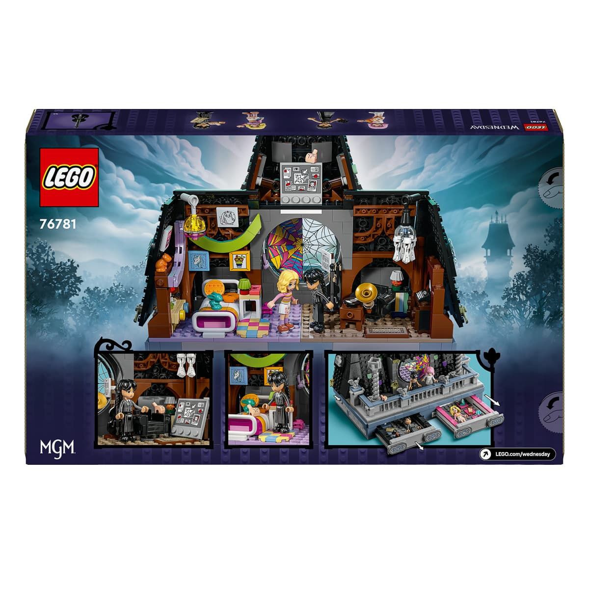 Конструктор LEGO Wednesday Кімната Венздей та Енід (76781)