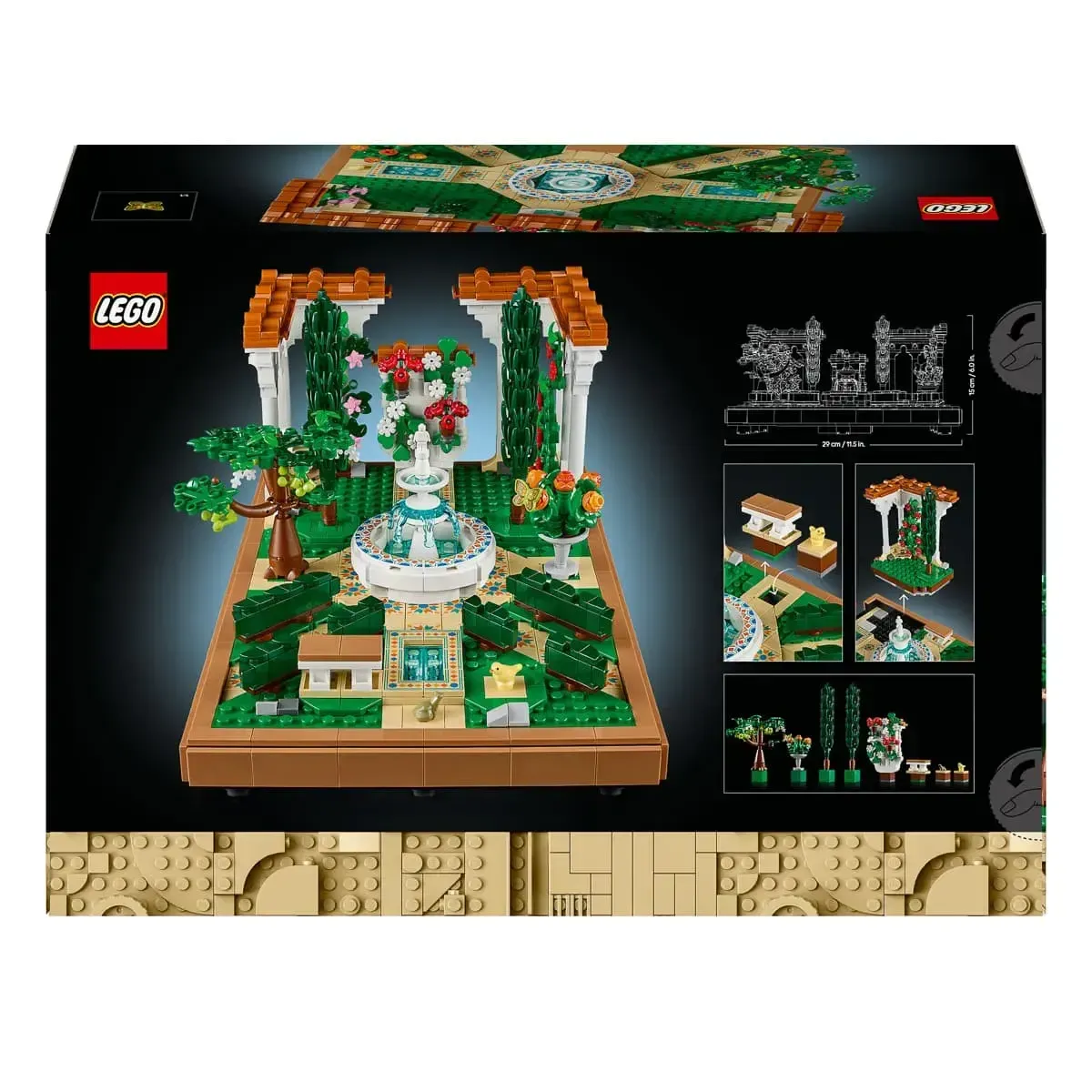 Конструктор LEGO Icons Сад фонтанів (10359)