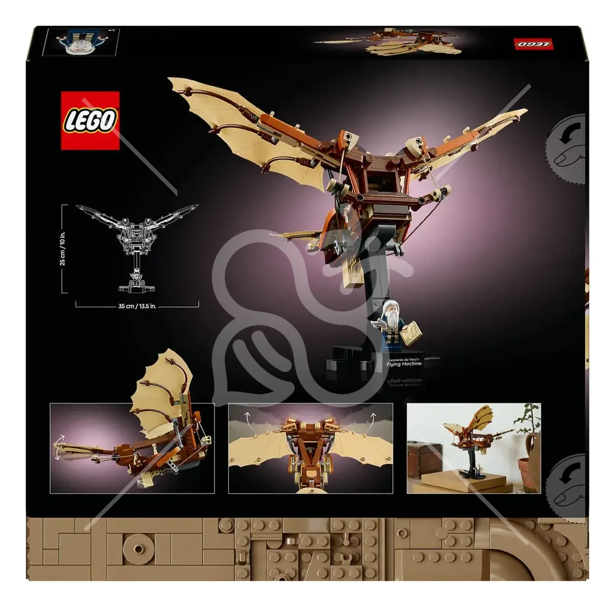 Конструктор LEGO Icons Літальний апарат Леонардо да Вінчі (10363)