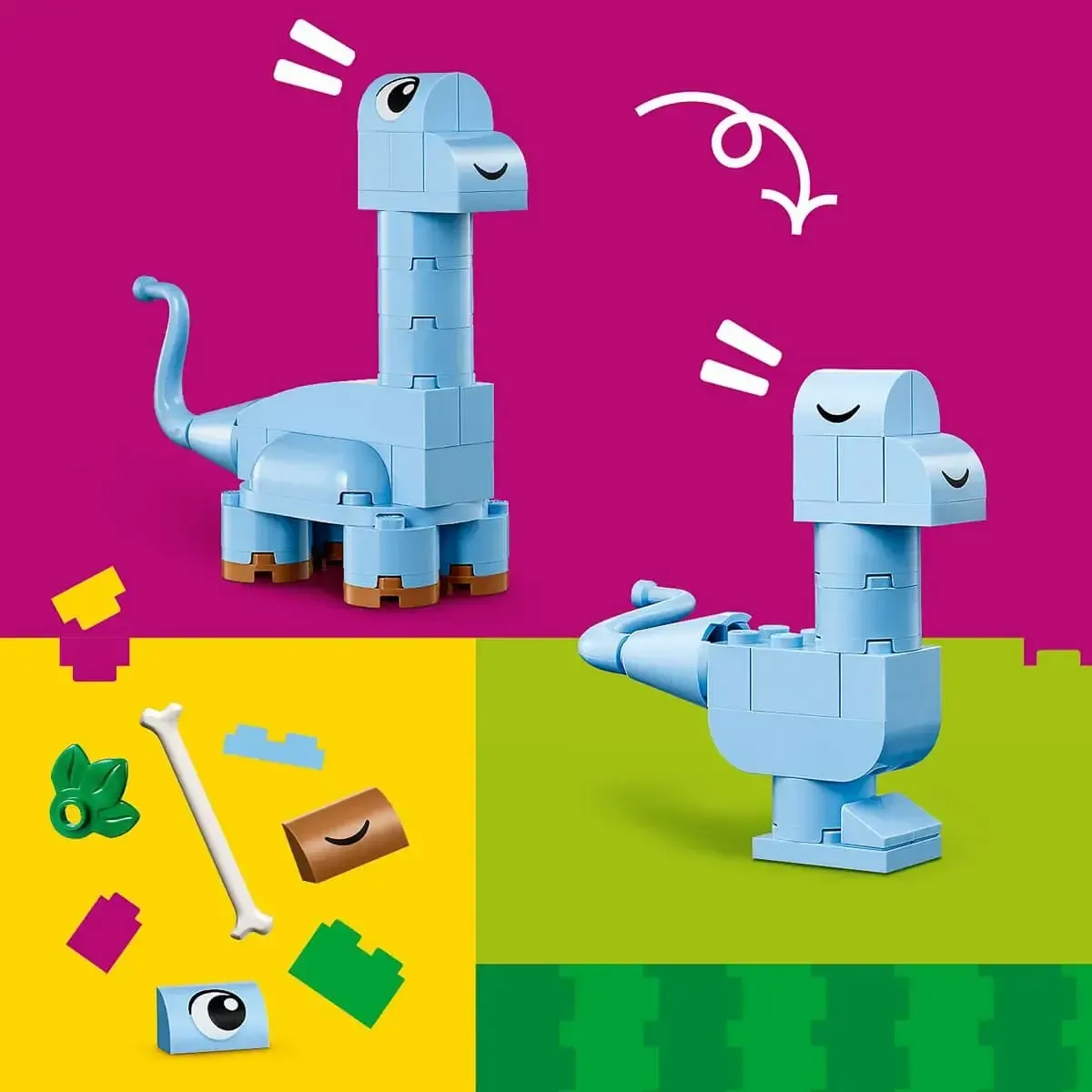 Конструктор LEGO Classic Творчі динозаври (11041)