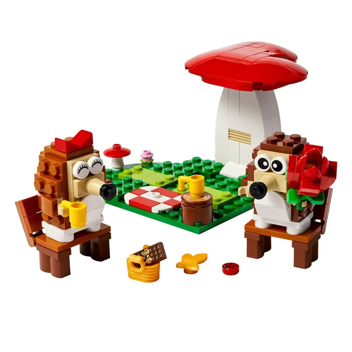 Конструктор LEGO Icons Романтичний пікнік їжачків (40711)