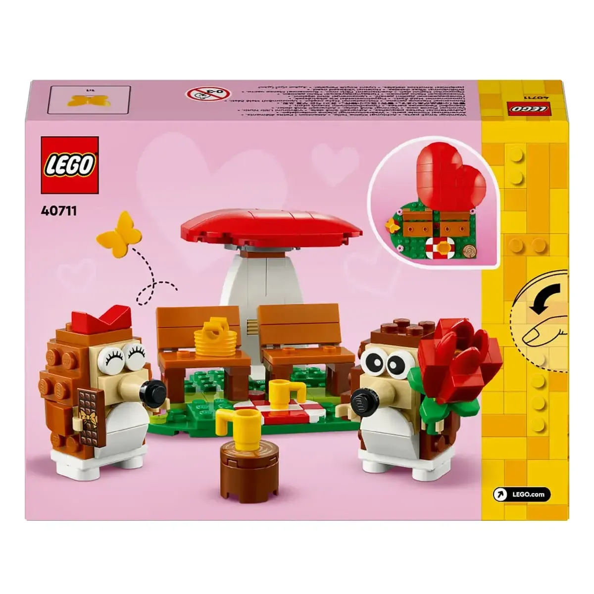 Конструктор LEGO Icons Романтичний пікнік їжачків (40711)