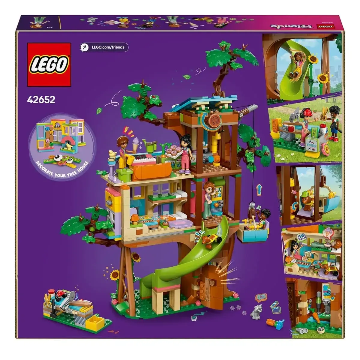 Конструктор LEGO Friends Тусовка у будиночку дружби на дереві (42652)