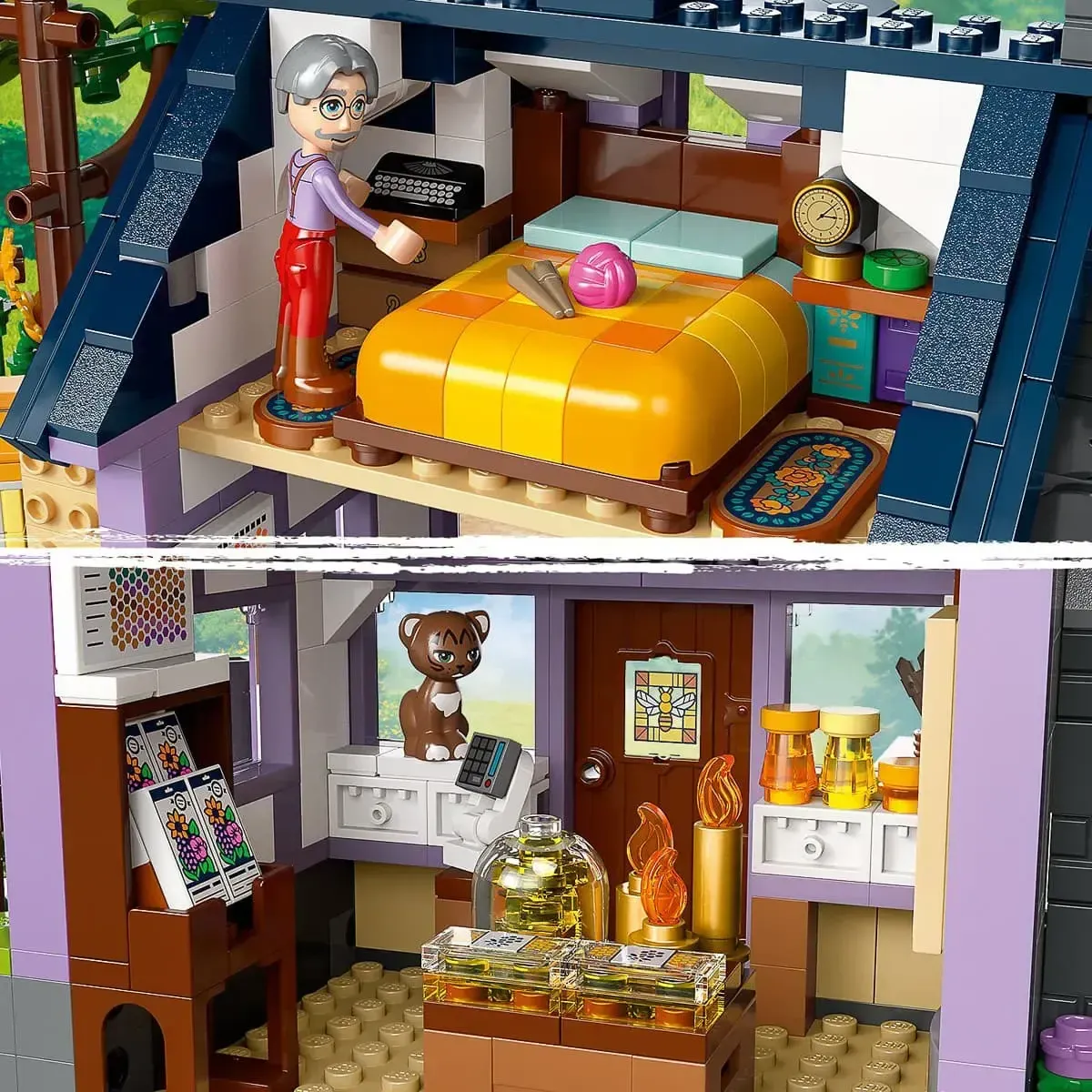 Конструктор LEGO Friends Будиночок і квітник бджолярів (42669)