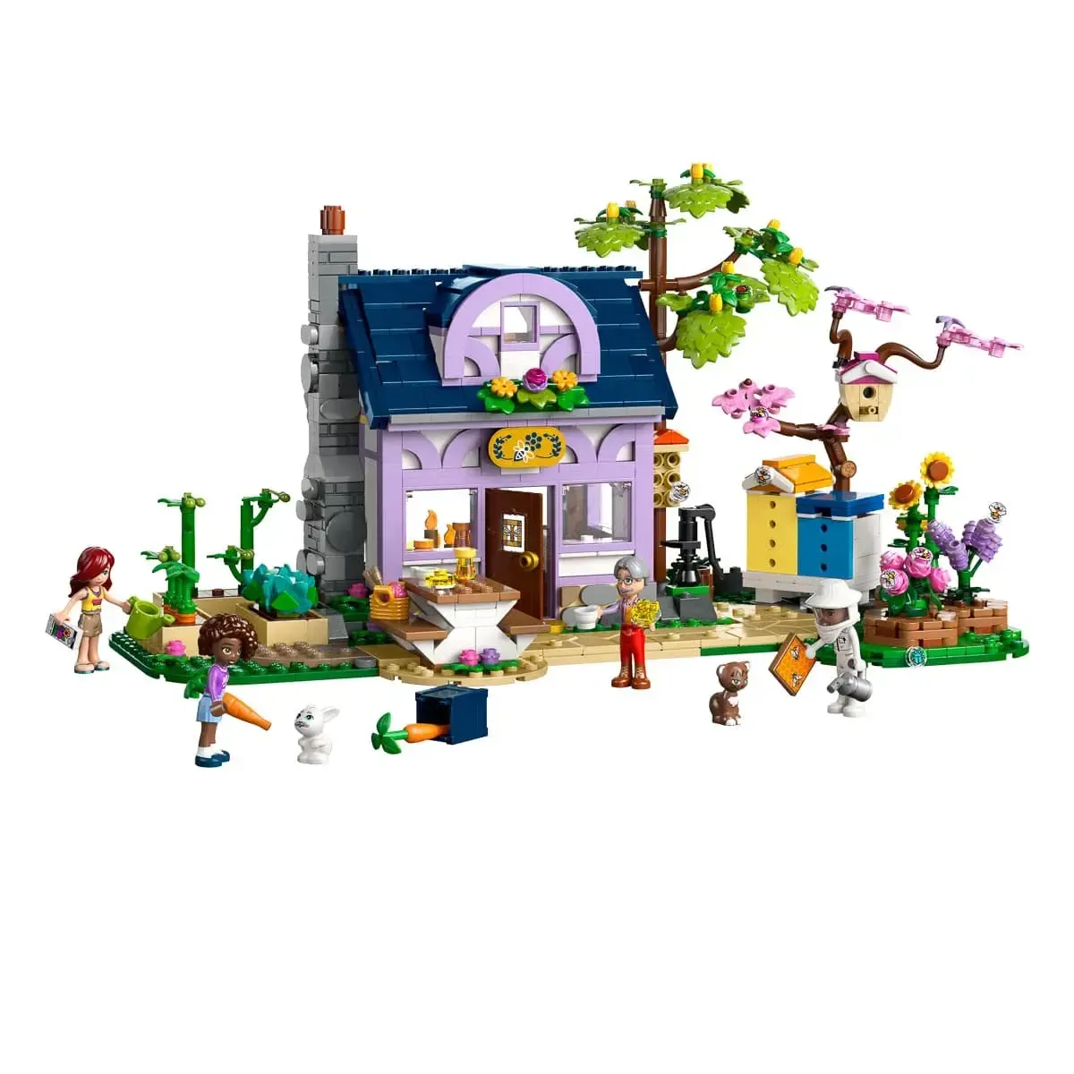 Конструктор LEGO Friends Будиночок і квітник бджолярів (42669)