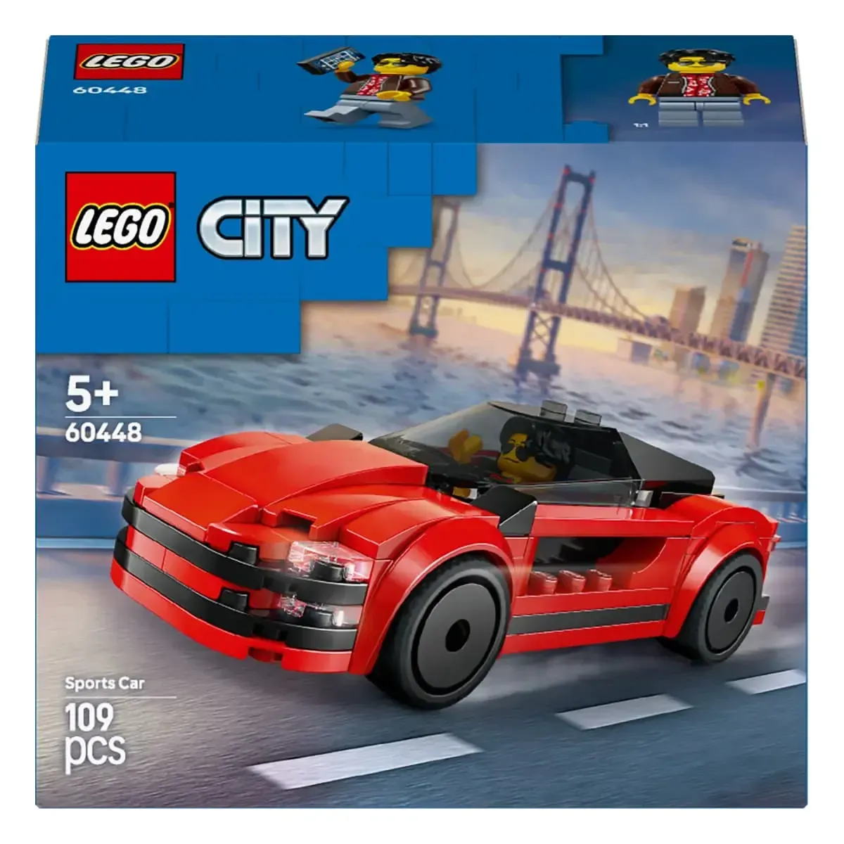 Конструктор LEGO City Червоний спортивний автомобіль (60448)