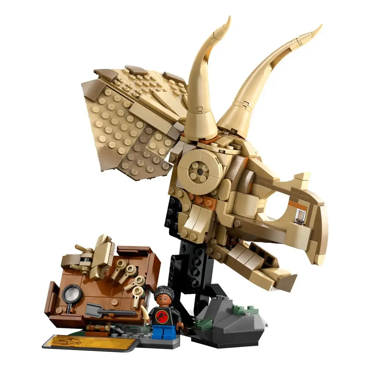 Конструктор LEGO Jurassic World Скамʼянілості динозаврів: череп трицератопса (76969)