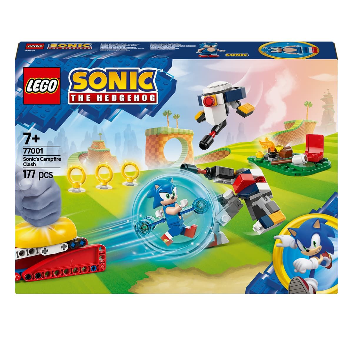 Конструктор LEGO Sonic the Hedgehog Зіткнення Соніка біля багаття (77001)