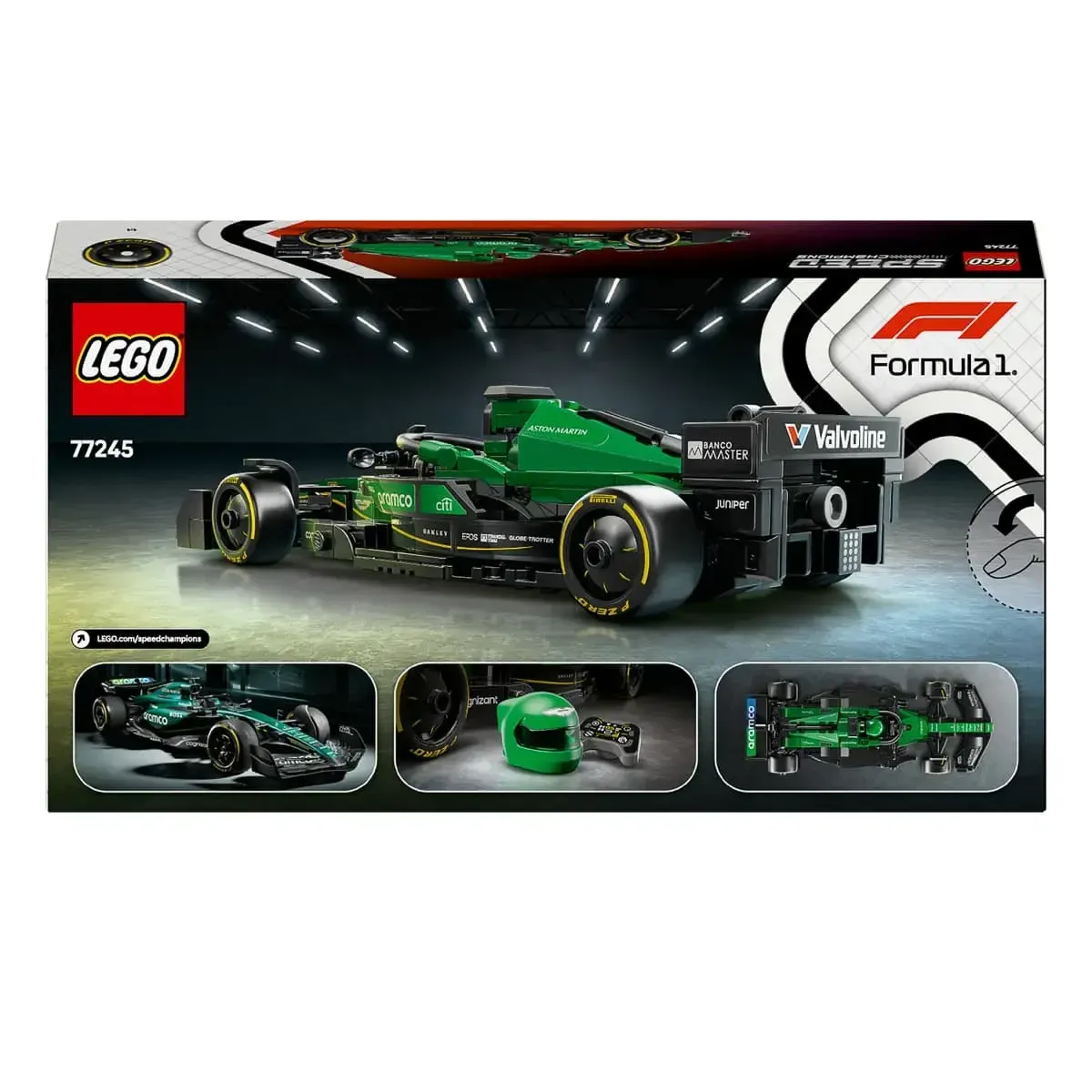 Конструктор LEGO Speed Champions Автомобіль для перегонів Aston Martin Aramco F1 AMR24 (77245)