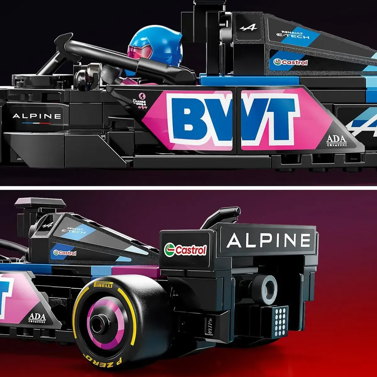 Конструктор LEGO Speed Champions Автомобіль для перегонів BWT Alpine F1 Team A524 (77248)