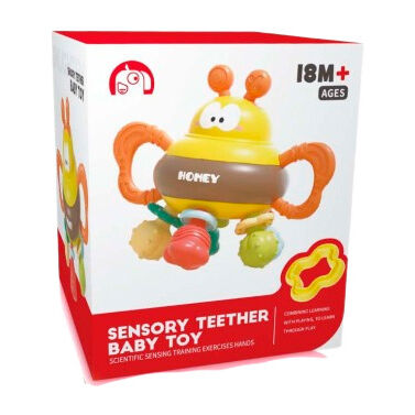 Брязкальце-прорізувач Qunxing toys Весела бджілка (688-35)