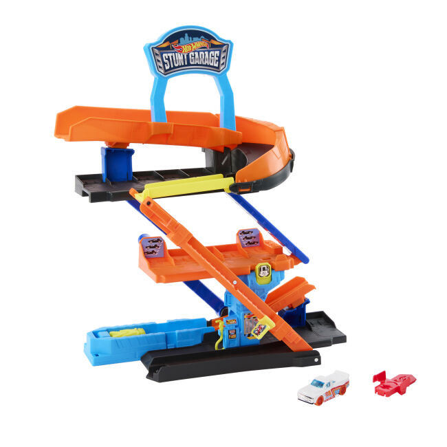 Ігровий набір Hot Wheels City Гараж-трансформер для трюків JHL94