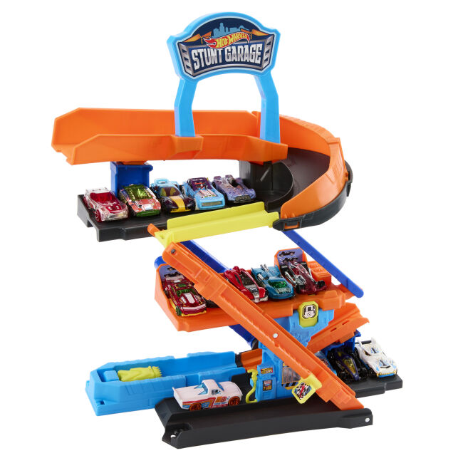 Ігровий набір Hot Wheels City Гараж-трансформер для трюків JHL94