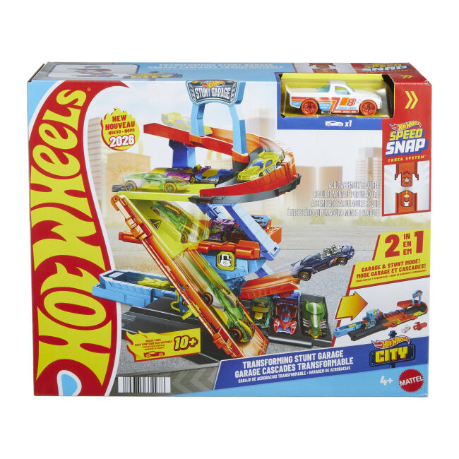 Ігровий набір Hot Wheels City Гараж-трансформер для трюків JHL94