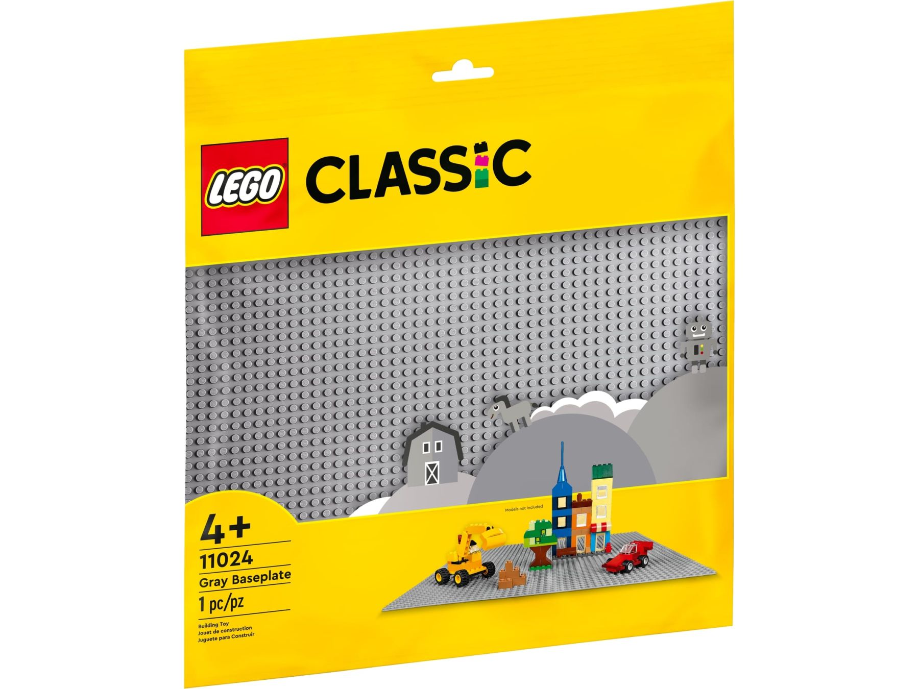 Конструктор LEGO Classic Базова пластина сірого кольору (11024)