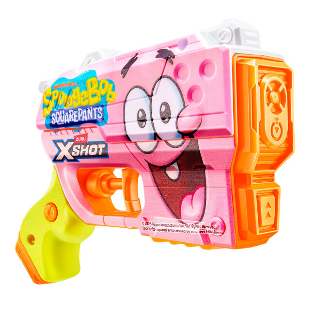 Водний бластер X-Shot Fast Fill Губка Боб рожевий (118199B)