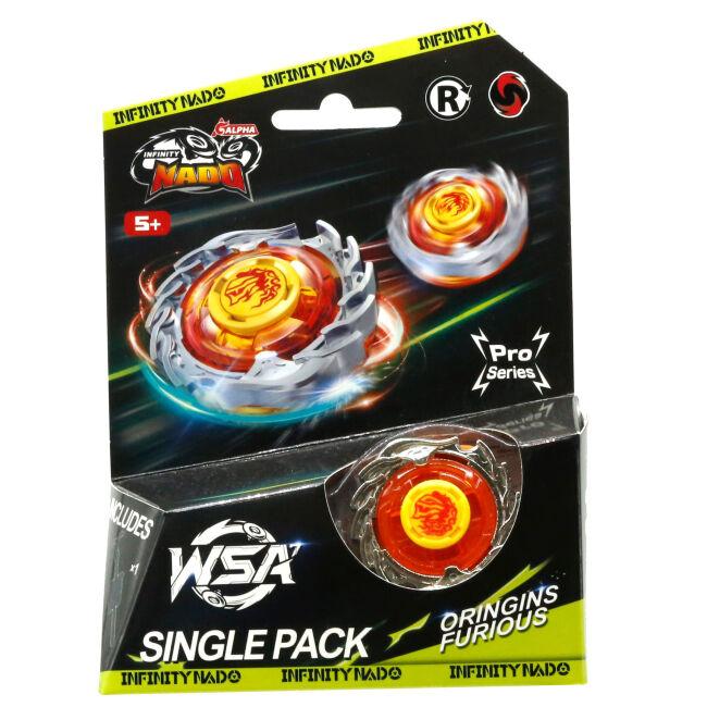 ​Дзиґа Infinity Nado VII Pro Series Single Pack Origins Лютий Вихор Furious (EU664621-2)