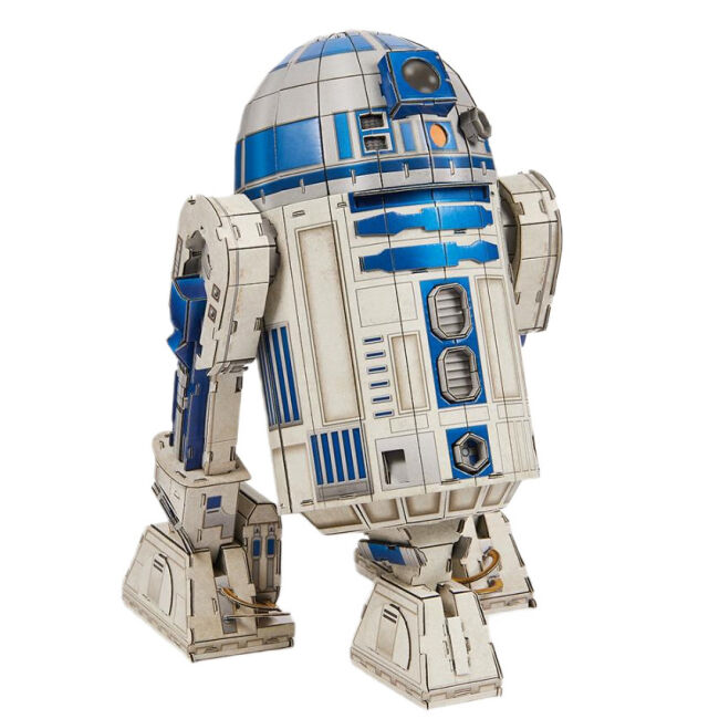 4D Build: Пазл для створення 3D-моделі «Зоряні війни: дроїд R2-D2» (201 деталь)