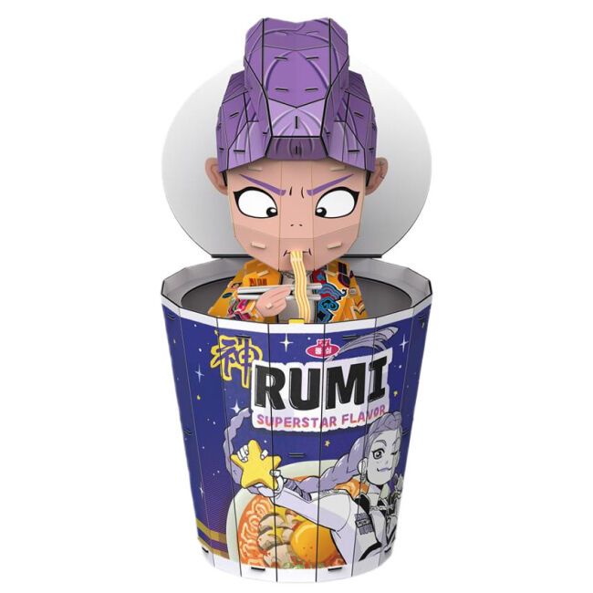 4D Build: Пазл для створення 3D-моделі «Кейпоп-мисливиці на демонів: стакан рамену Румі» (138 деталей)