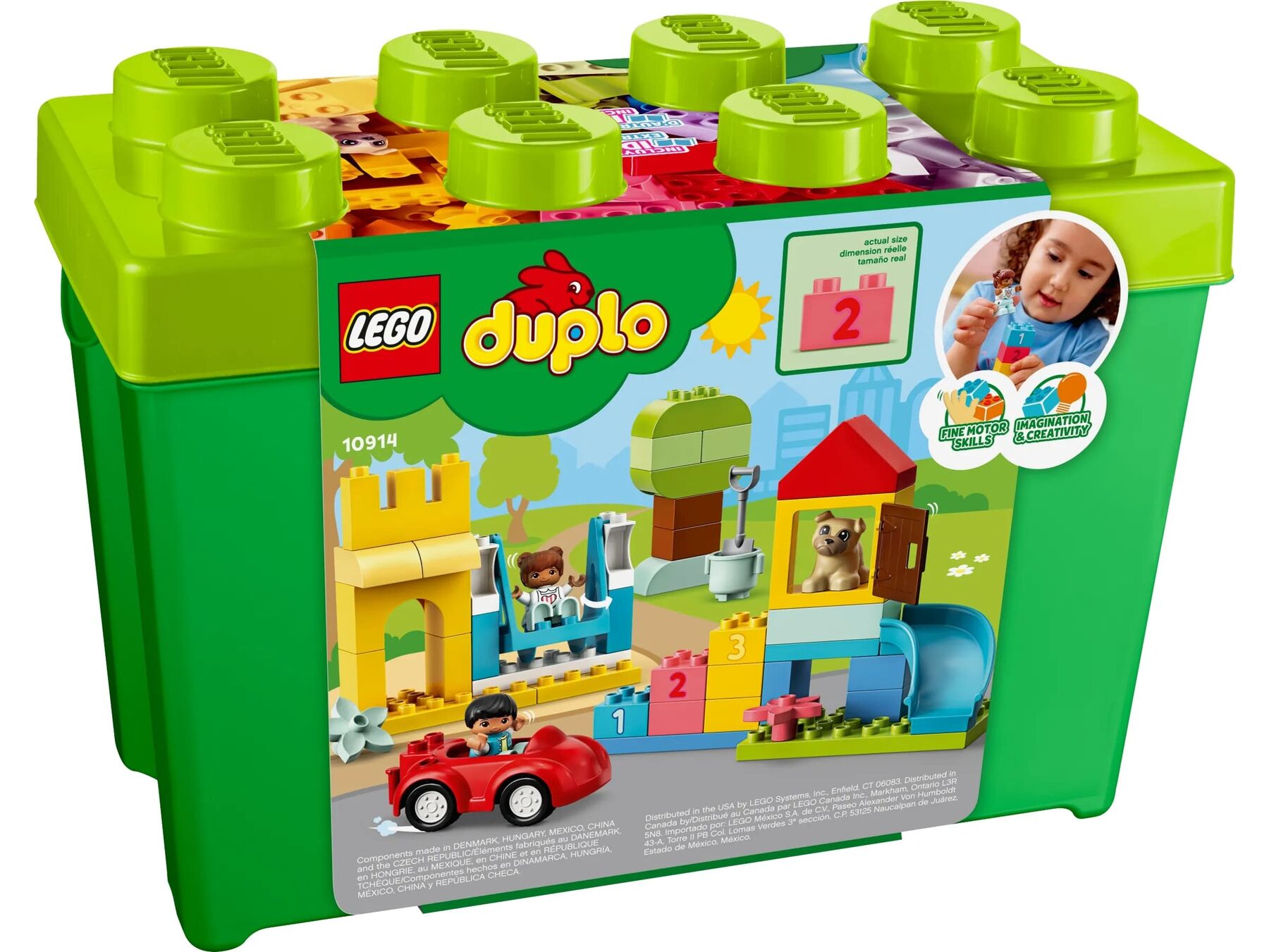 Конструктор LEGO DUPLO Classic Коробка з кубиками Deluxe (10914)
