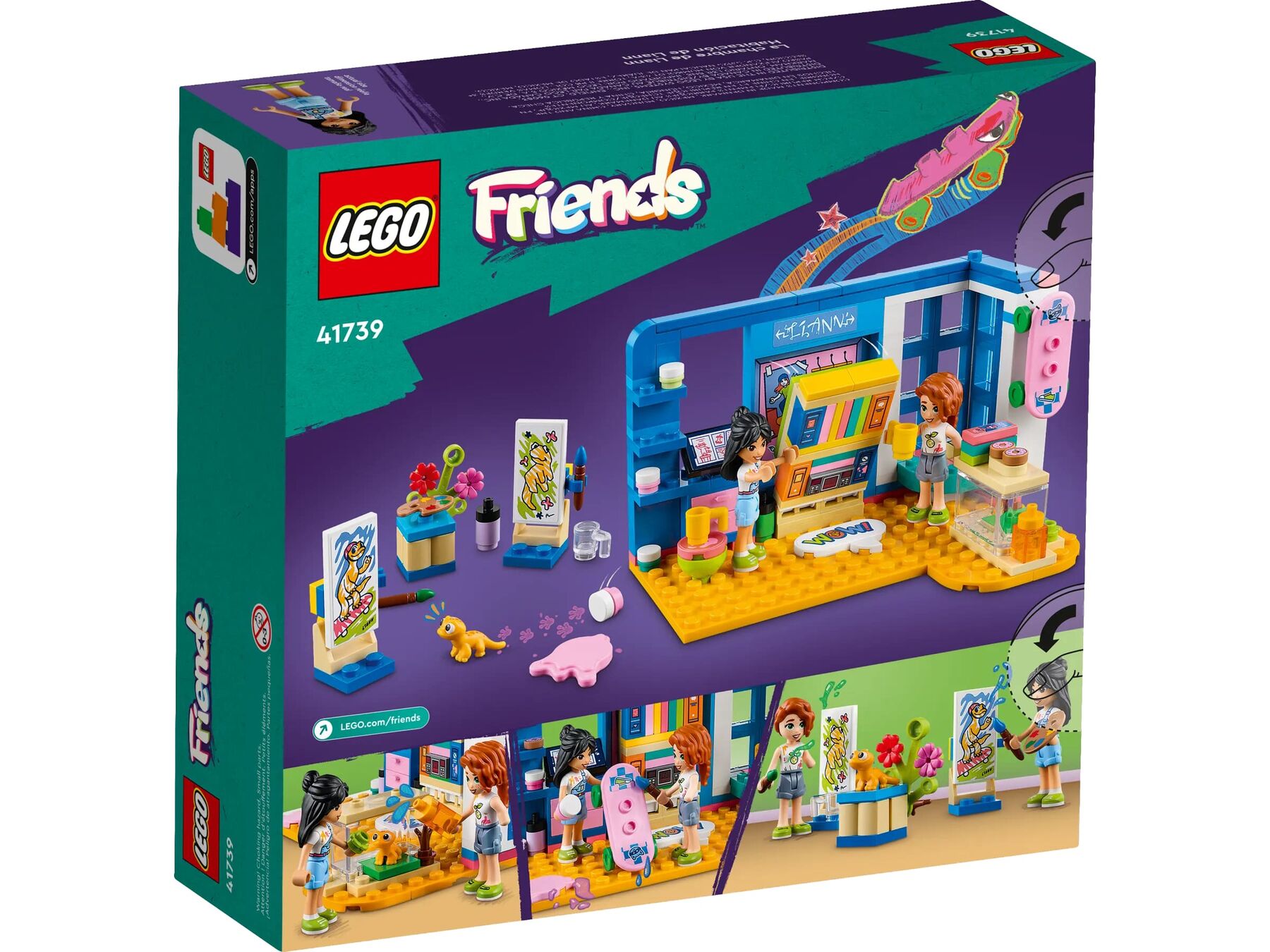 Конструктор LEGO Friends Кімната Ліан (41739)