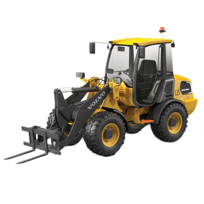 Автомодель серії "Construction" - НАВАНТАЖУВАЧ VOLVO L25 З ВИЛАМИ