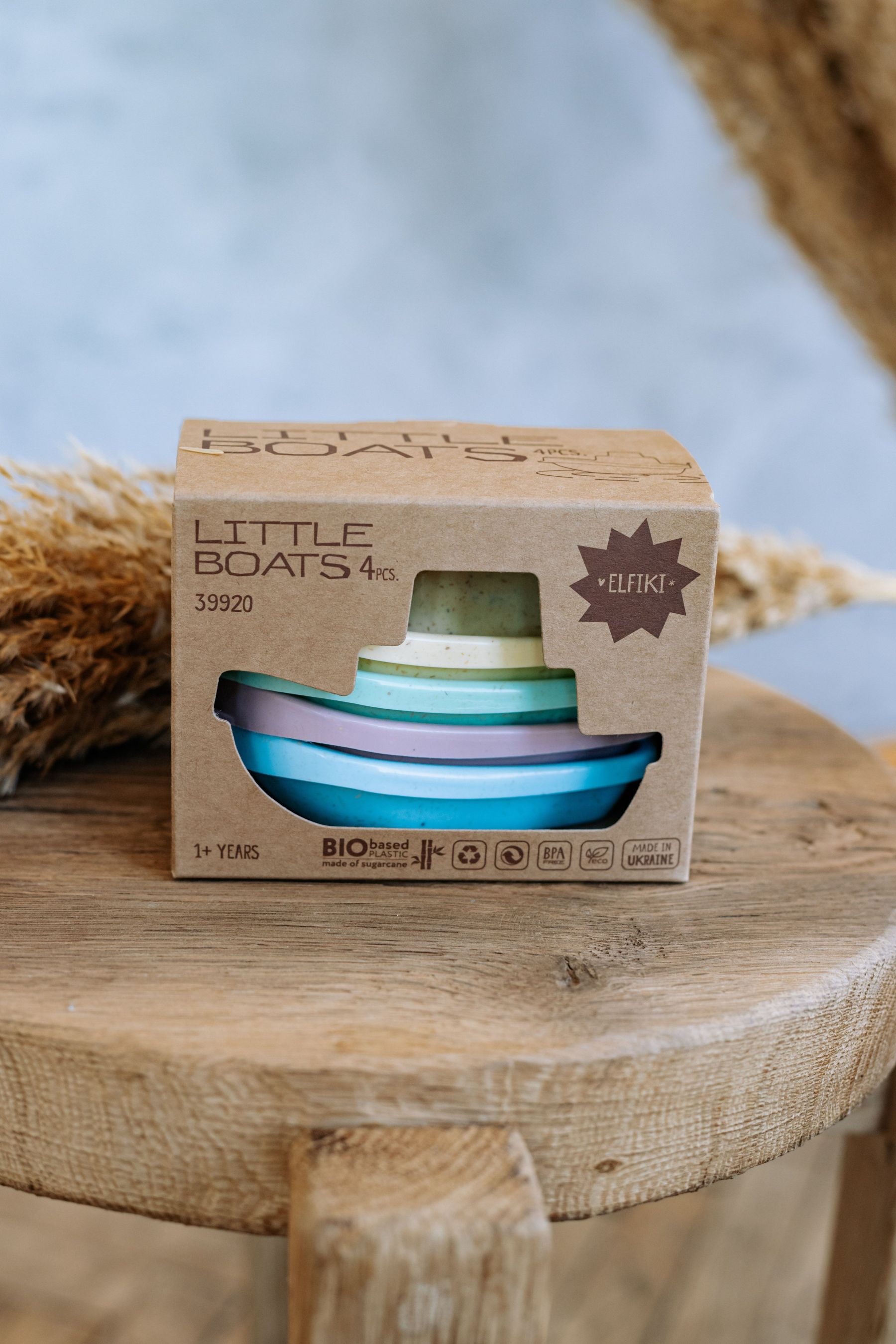 ECO Набір маленьких корабликів 4 шт., ELFIKI