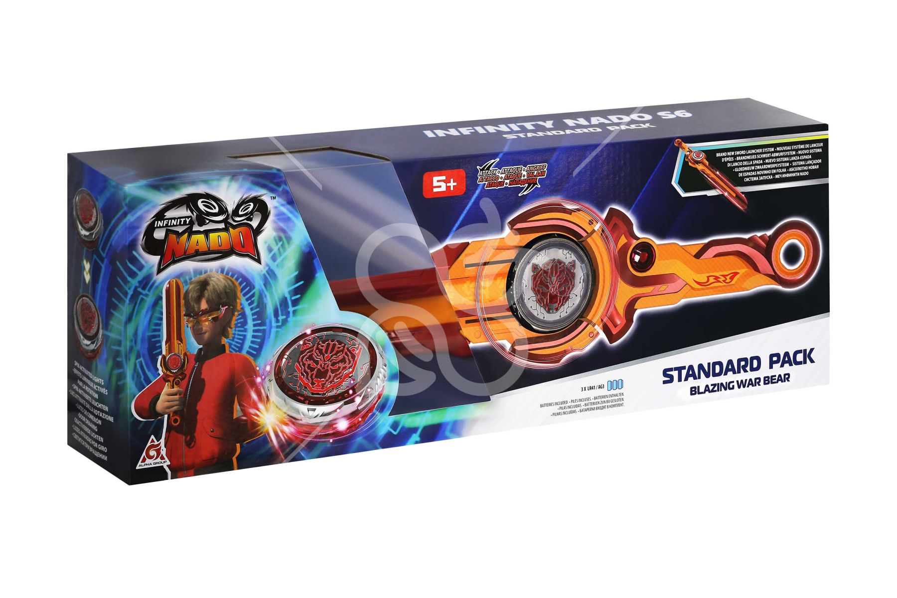 Дзиґа VI серія Standard Pack Blazing War Bear Палаючий Бойовий Ведмідь