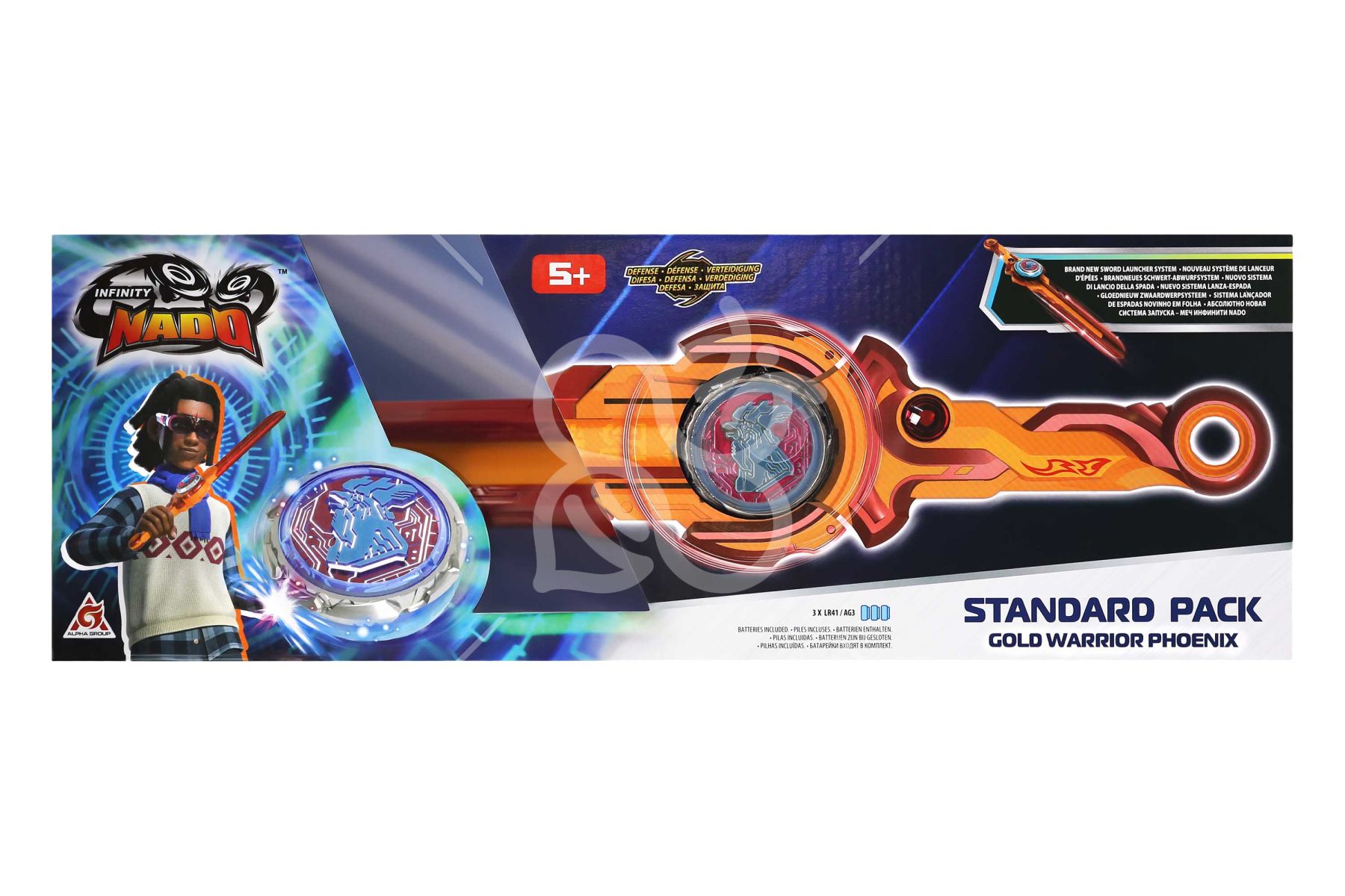 Дзиґа VI серія Standard Pack Gold Warrior Phoenix Золотий Воїн Фенікс