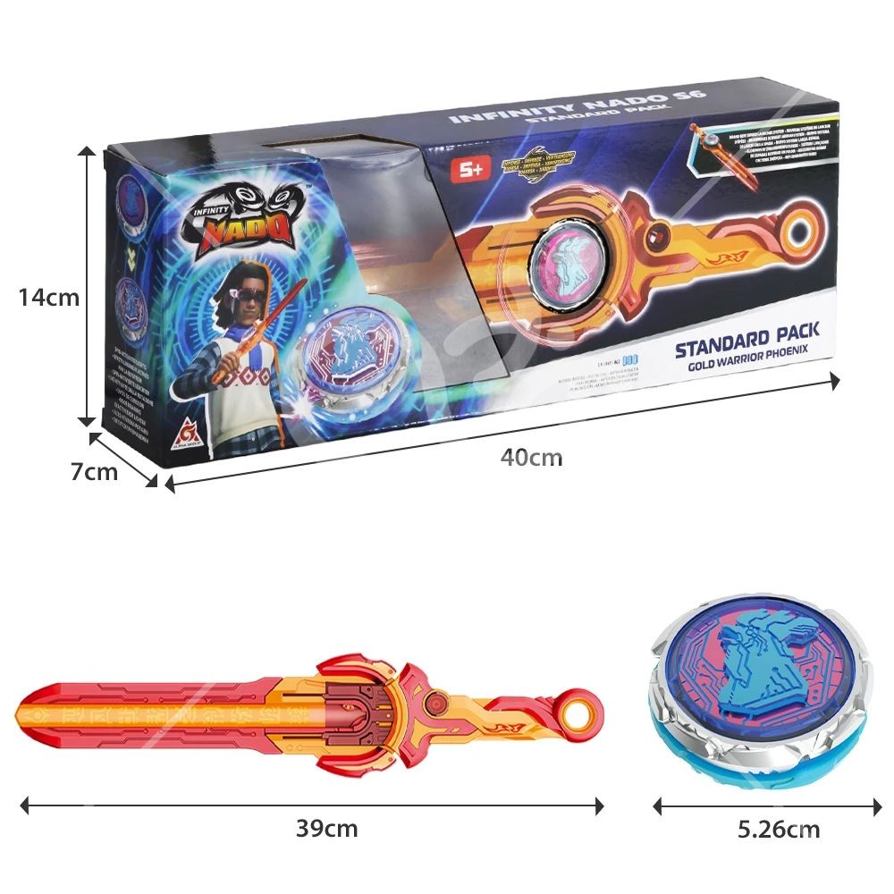 Дзиґа VI серія Standard Pack Gold Warrior Phoenix Золотий Воїн Фенікс
