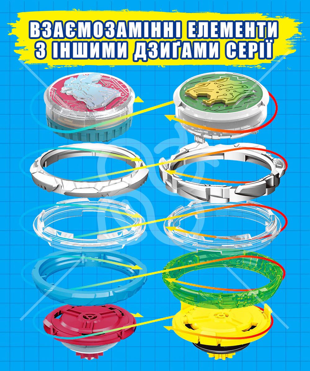 Дзиґа VI серія Standard Pack Gold Warrior Phoenix Золотий Воїн Фенікс