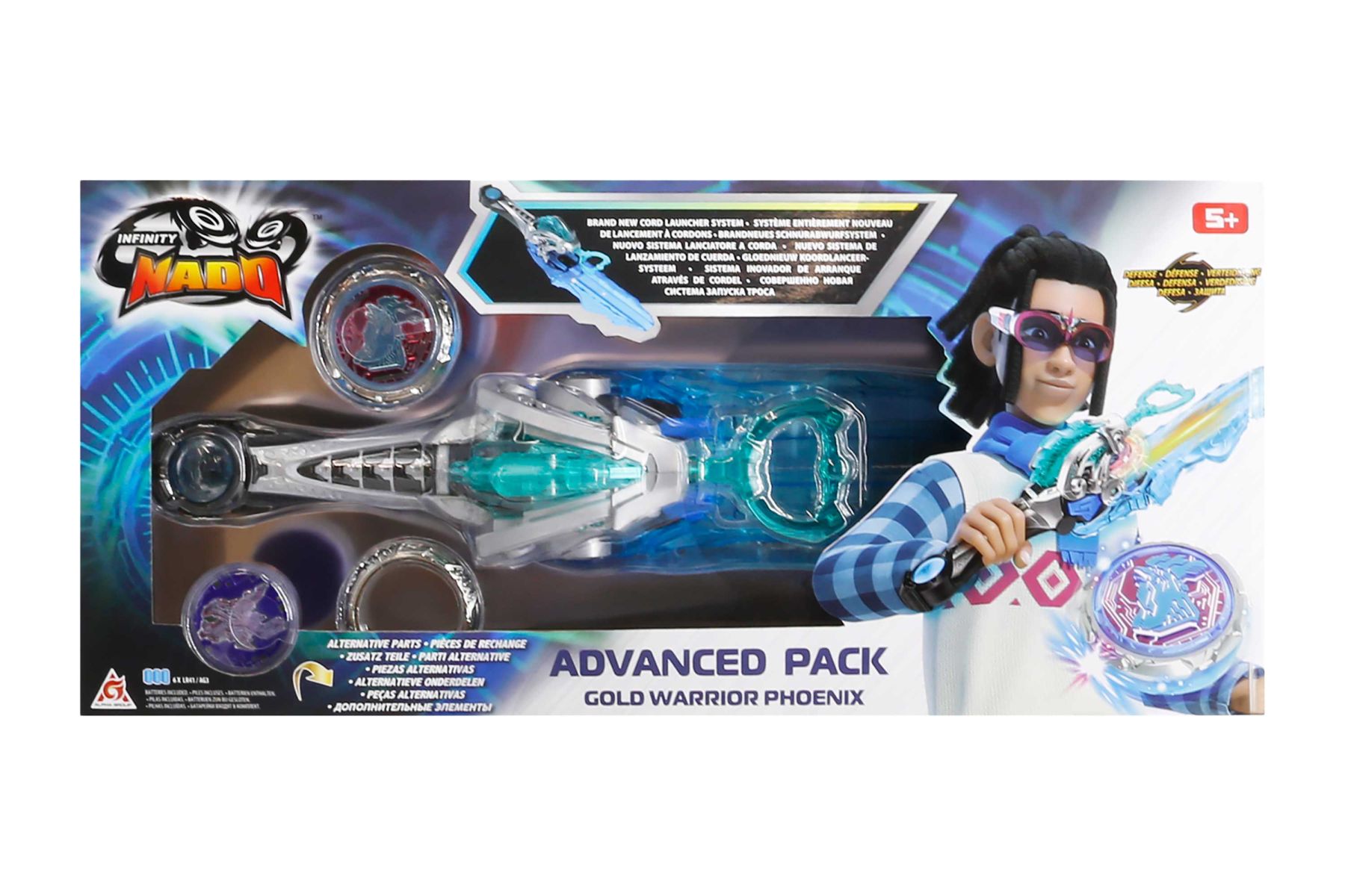 Дзиґа VI серія Advanced Pack Gold Warrior Phoenix Золотий Воїн Фенікс