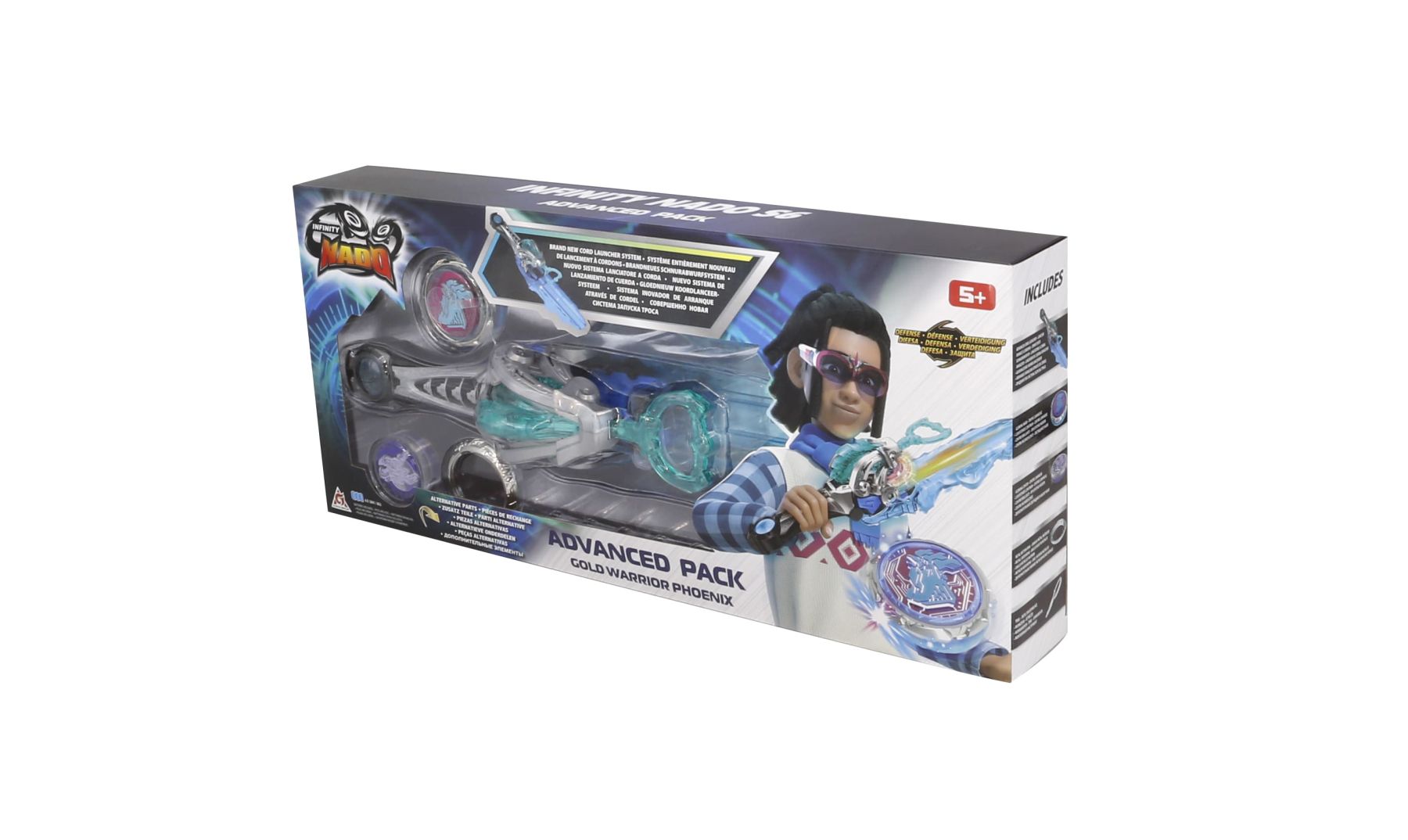 Дзиґа VI серія Advanced Pack Gold Warrior Phoenix Золотий Воїн Фенікс