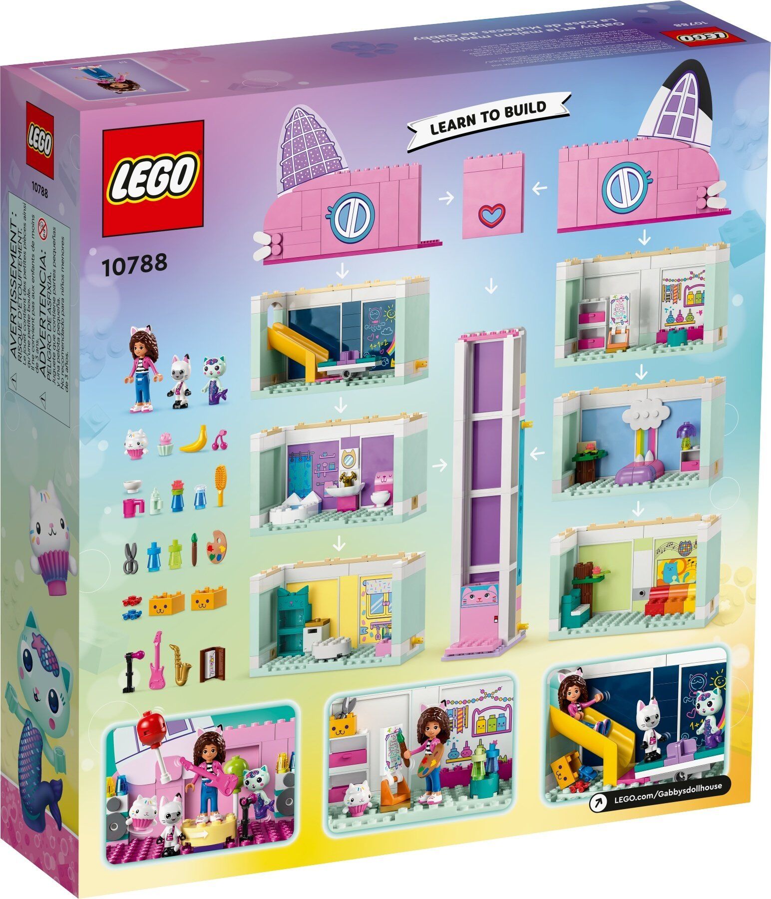 Конструктор LEGO Gabby's Dollhouse Ляльковий будиночок Ґаббі (10788)