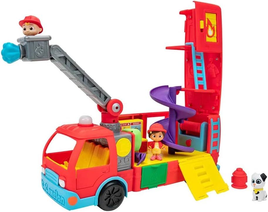 Ігровий набір Feature Vehicle Deluxe Transforming Fire Truck Пожежна машина-трансформер з аксесуарами