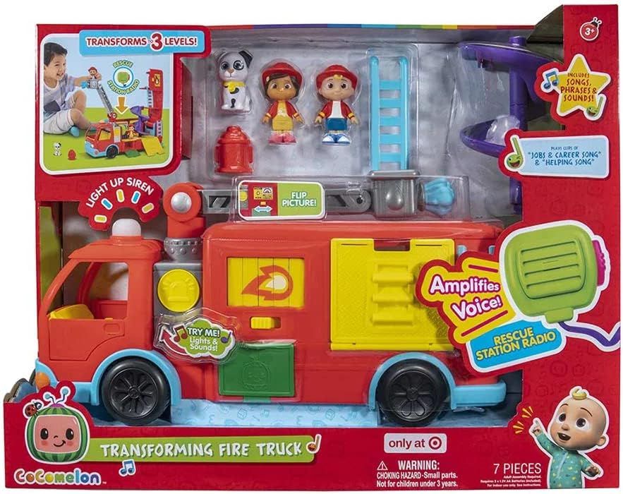 Ігровий набір Feature Vehicle Deluxe Transforming Fire Truck Пожежна машина-трансформер з аксесуарами