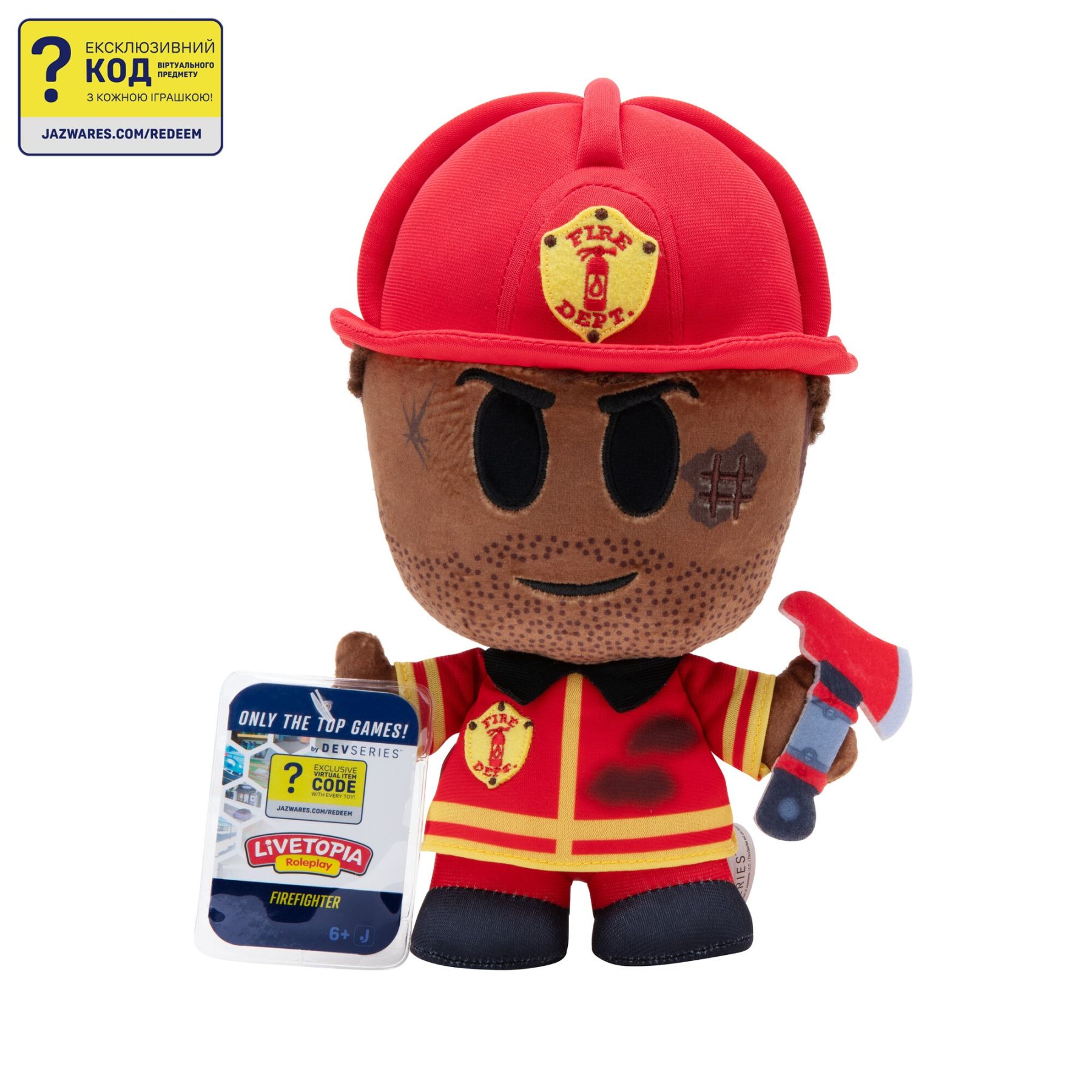 М'яка ігрaшка Collector Plush Livetopia: Firefighter, S1