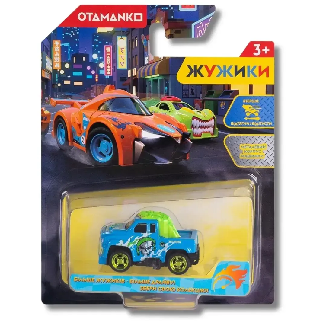 Машинка OTAMANKO Жужики Зубастики Блакитний