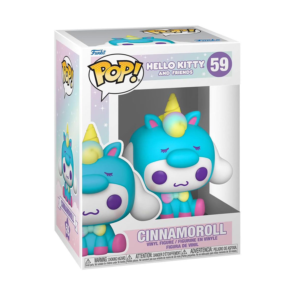 Ігрова фігурка FUNKO POP! серії "Sanrio: Hello Kitty" - СІННАМОРОЛЛ У КОСТЮМІ ЄДИНОРОГА