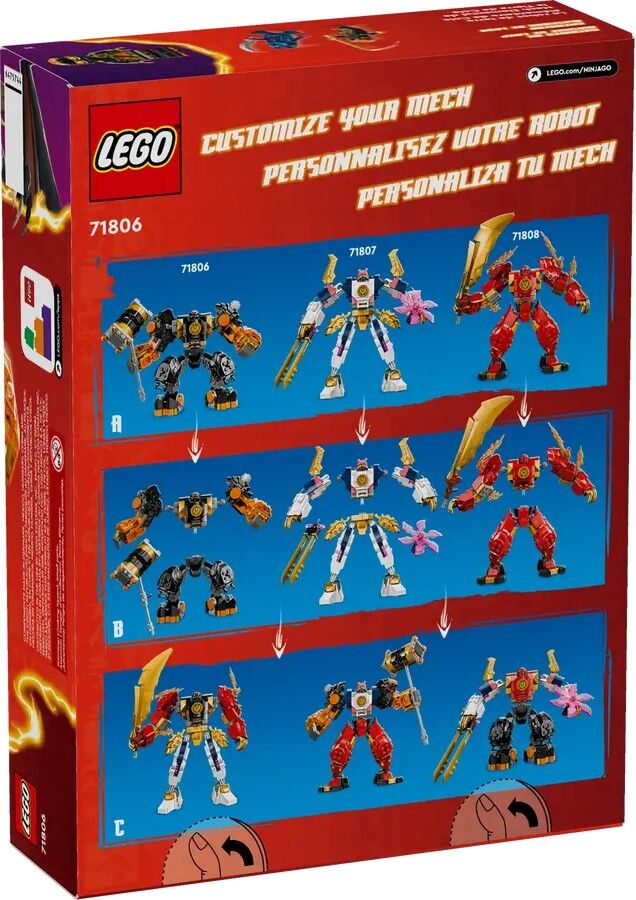 Конструктор LEGO NINJAGO Робот земної стихії Коула (71806)