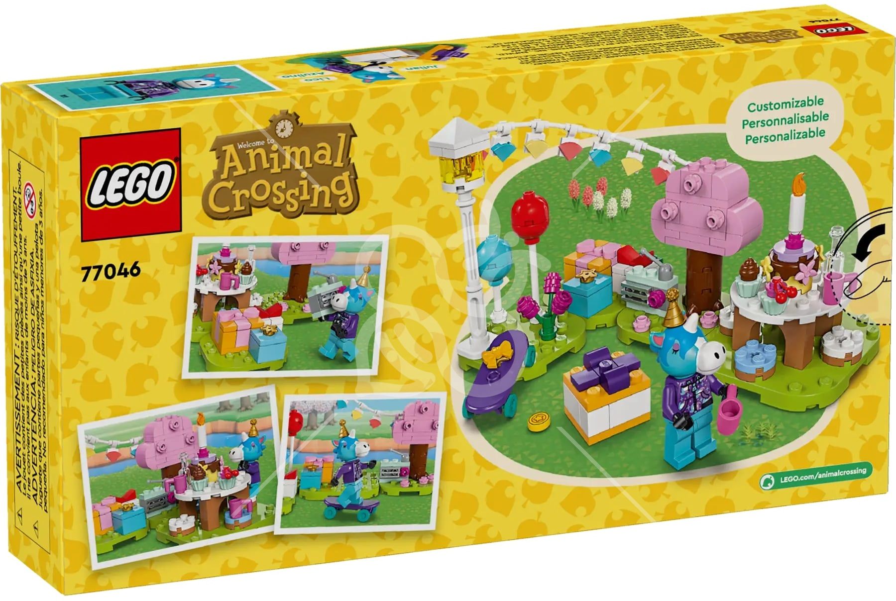 Конструктор LEGO Animal Crossing Вечірка з нагоди дня народження Julian (77046)