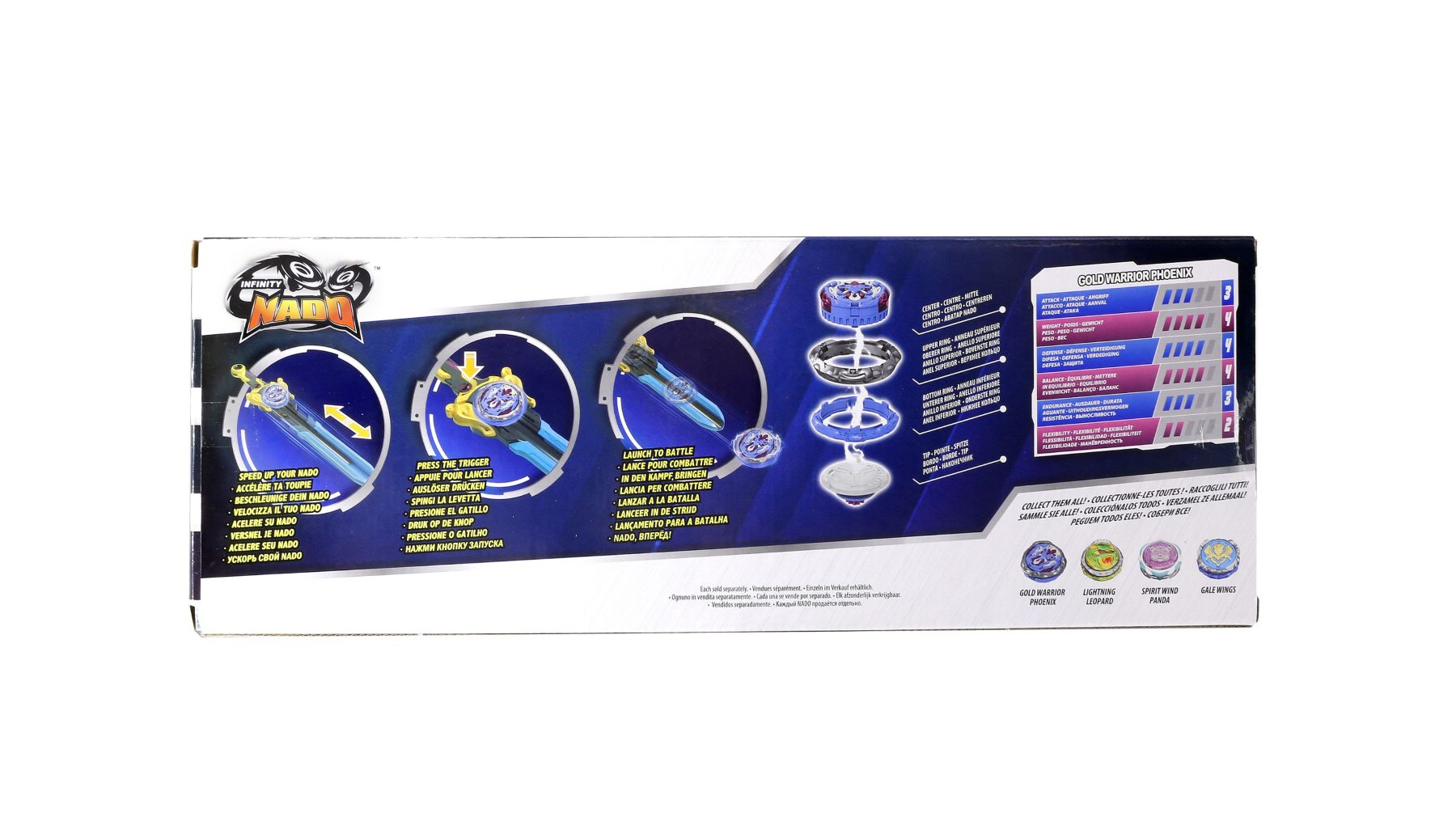 Дзиґа VI Power Pack Золотий Воїн Фенікс (Gold Warrior Phoenix)