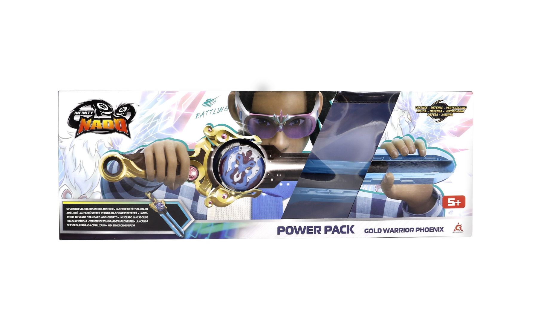 Дзиґа VI Power Pack Золотий Воїн Фенікс (Gold Warrior Phoenix)