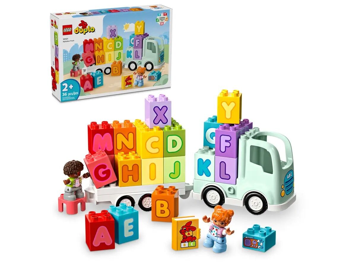 Конструктор LEGO DUPLO Town Вантажівка з абеткою (10421)