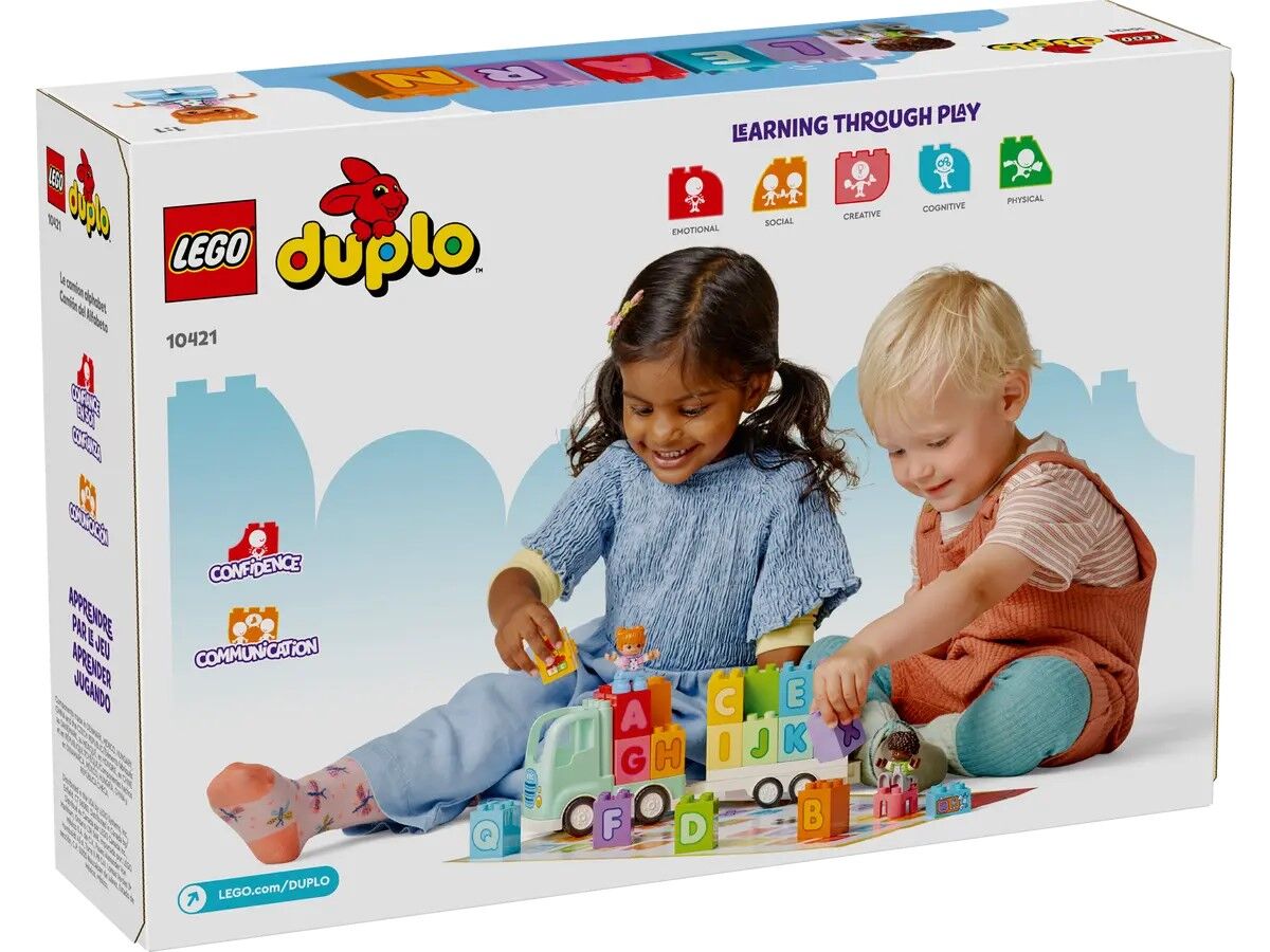 Конструктор LEGO DUPLO Town Вантажівка з абеткою (10421)